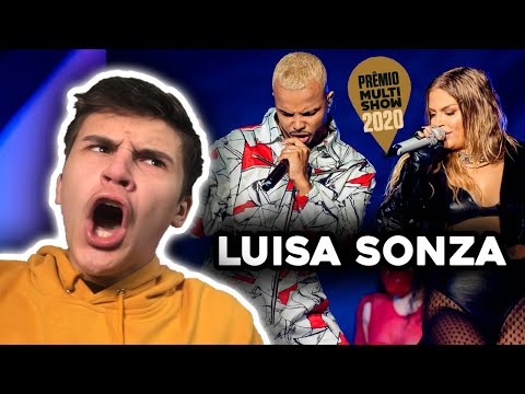 Luísa Sonza part. MC Zaac - Toma, Século 21 e Braba | Prêmio Multishow 2020 | 🇬🇧UK Reaction/Review