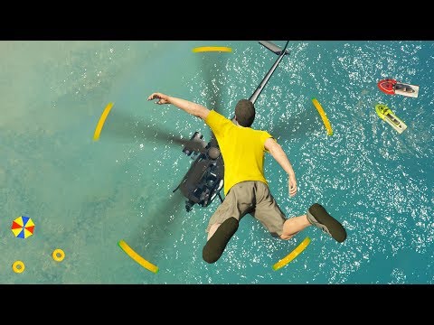 GTA 5 Funny/Crazy Jump Compilation #3 (GTA V Fails Funny Moments)