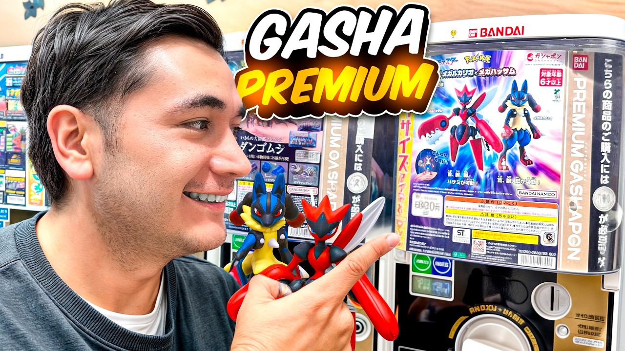 Estos GASHAPON PREMIUM de Pokémon están a otro nivel (Mega Lucario y Mega Scizor)