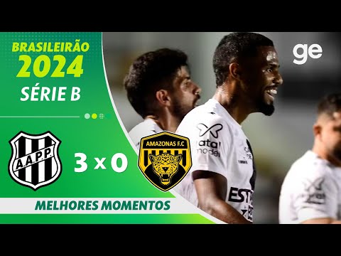 Gols e lances de Ponte Preta x Amazonas