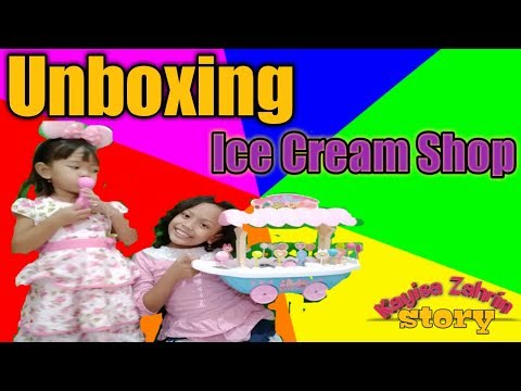Unboxing Mainan Ice Cream Shop *Bermain Jual Es Krim