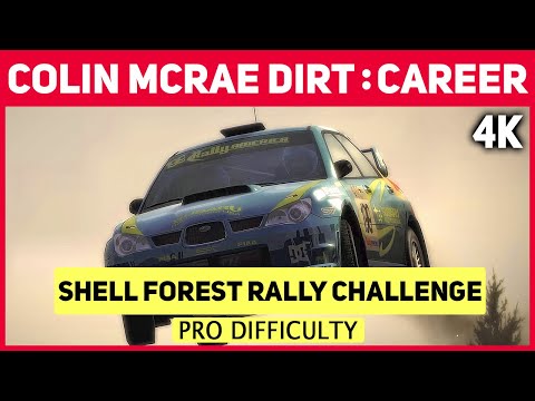 Colin McRae DiRT in 4K - Career - #21 Shell Forest Rally Challenge - Pro Difficulty