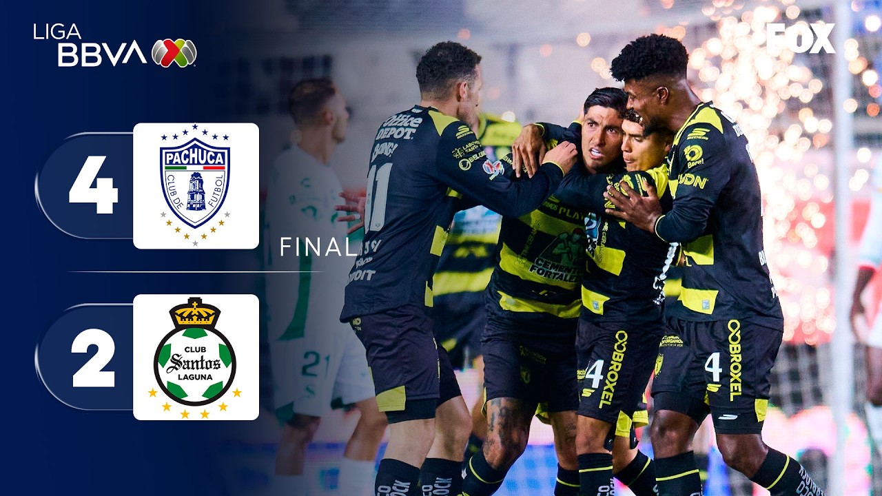 CF Pachuca vs Santos Laguna Highlights