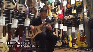 Video thumbnail for USED Fodera Emperor 4 standard by 三木楽器 / MIKIGAKKI 公式チャンネル