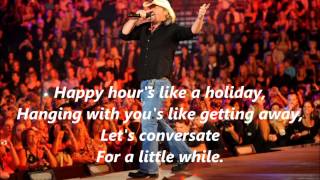 Toby Keith Drinks After Work with Lyrics