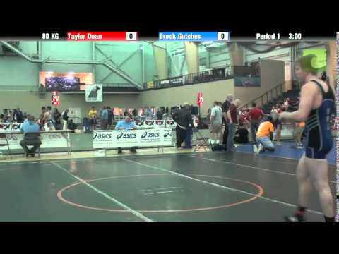 Greco 80 KG Taylor Doan vs. Brock Gutches