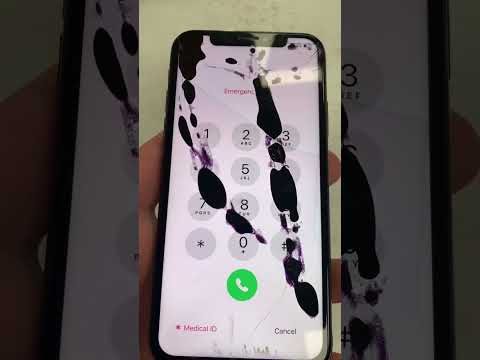 iPhone X display Black spot’s.
