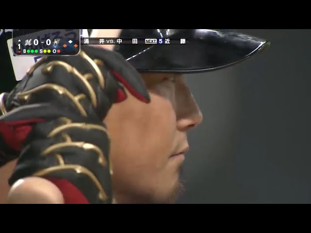 【1回裏】ファイターズ・中田が先制タイムリー!! 詰まりながらも三遊間破る 2015/10/12 CS 1st F-M