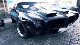 Custom 1972 Pontiac Firebird - V8 sound!