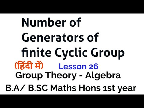Number of generators of Finite Cyclic Group - Application ...