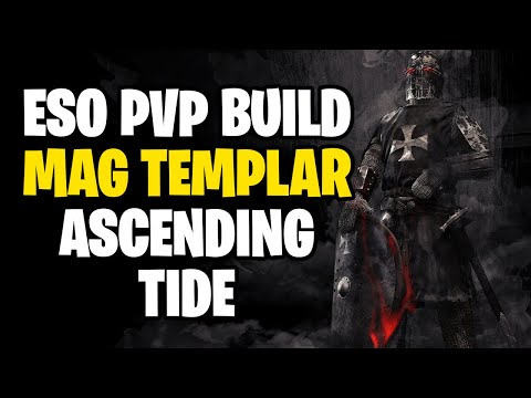 ESO Magicka Templar PvP Build & Gameplay (Ascending Tide)