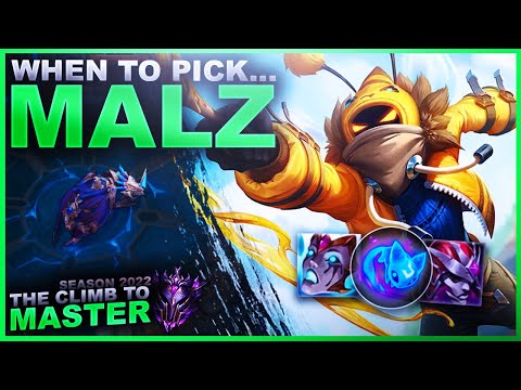 THIS IS WHEN YOU PICK MALZAHAR! - Climb to Master | League of Legends