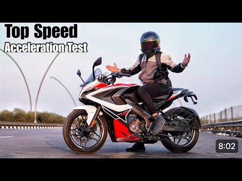 Thumbnail for 2025 Pulsar RS200 Acceleration Test | Top Speed & Review | nx rider by Ford RS200