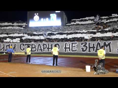 Koreografija | Partizan - PFC Ludogorets Razgrad, 06.08.2013.