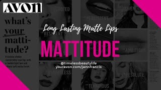 Mattitude Matte Lip Color by Avon