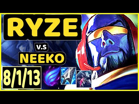 STROMPEST (RYZE) vs NEEKO - 8/1/13 KDA MID GAMEPLAY - NA Ranked GRANDMASTER
