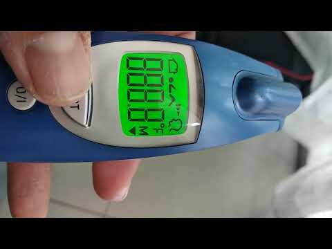 Cara menukar unit thermometer Microlife dari F ke C