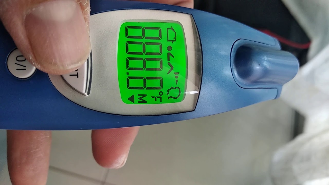 Cara menukar unit thermometer Microlife dari F ke C