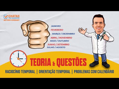 RACIOCÍNIO TEMPORAL, ORIENTAÇÃO TEMPORAL, PROBLEMAS COM CALENDÁRIO | MÉTODO SORMANY