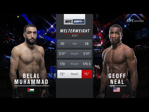 UFC Fight Night 143: Muhammad vs. Neal (Full Fight Highlights)