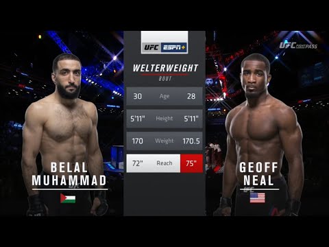 UFC Fight Night 143: Muhammad vs. Neal (Full Fight Highlights)