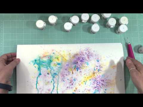 Scrapbook Haul: Brusho by Colourcraft + demo