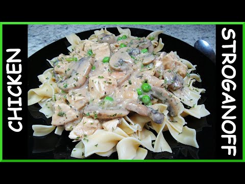 How To Make Chicken Stroganoff | Rotisserie OR Canned Chicken Recipe