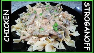 How To Make Chicken Stroganoff | Rotisserie OR Canned Chicken Recipe