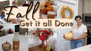 FALL GET IT ALL DONE | Clean with me | Trader Joe's Haul 🍂