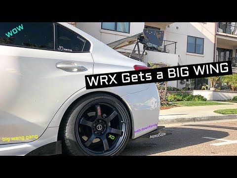 2018 Subaru WRX Gets a BIG WING