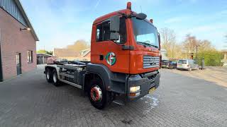 Camion ampliroll MAN TGA 26.360 6X4 Manual Haakarm/Hooklift endommag&eacute; | Image 4 - Autoline