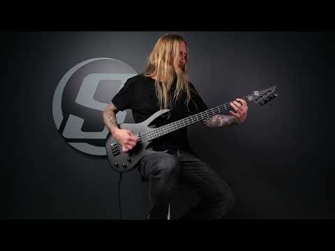 Бас-гитара S by SOLAR TYPE AB BASS AB4.4C-E CARBON BLACK - фото 1 - id-p2354247954