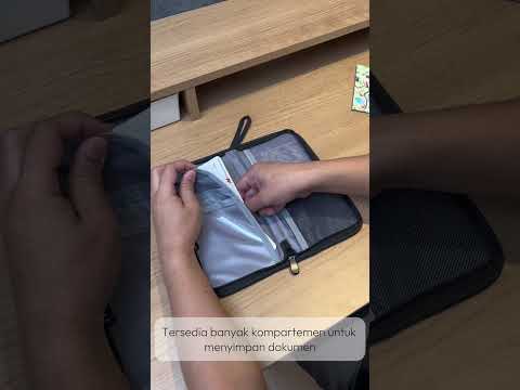 Gambar Passport Organizer Dokumen Travel - Hitam