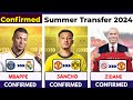 🚨 ALL LATEST CONFIRMED TRANSFER SUMMER AND RUMOURS 2024, 🔥 Zidane to united, Sancho, Paqu, Mbappe ✅️