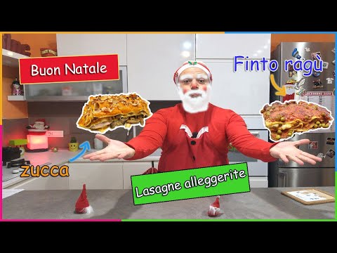 Lasagne alleggerite - finto ragรน e zucca senza besciamella - Buon Natale | Cucina FantaFonda