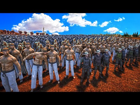 10 FULLAUTO archer, Chuck norris & cleopatra vs 2 million Predator !! UEBS 2