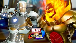 Unlock IRON MAN and DORMAMMU Costumes Marvel VS Capcom Infinite Arcade Gameplay