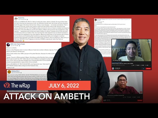 Sejarawan Ambeth Ocampo dikerumuni oleh influencer Marcos karena berbicara tentang sejarah Sejarawan Ambeth Ocampo dikerumuni oleh influencer Marcos karena berbicara tentang sejarah