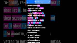 Lupe Fiasco - XO | Rhymes Highlighted, 3rd verse