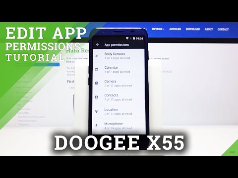 How to Manage App Permissions in DOOGEE X55 – Change App Permissions