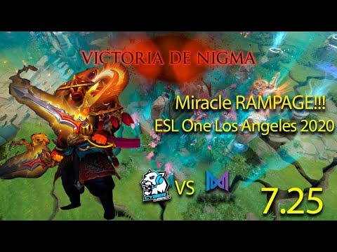 Nigma vs Ciber Legacy | Miracle RAMPAGE | ember spirit dota 2 7.25