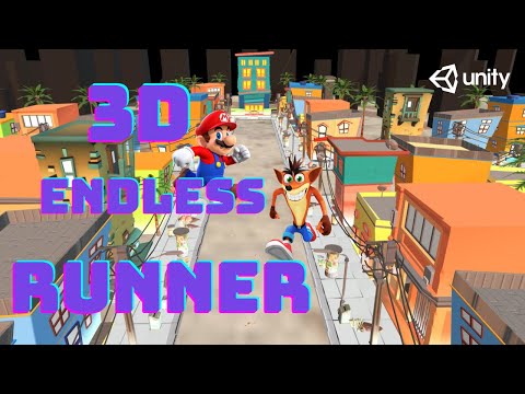 How To Make 3D Endless Runner in Unity-Full Game Tutorial for Beginners
