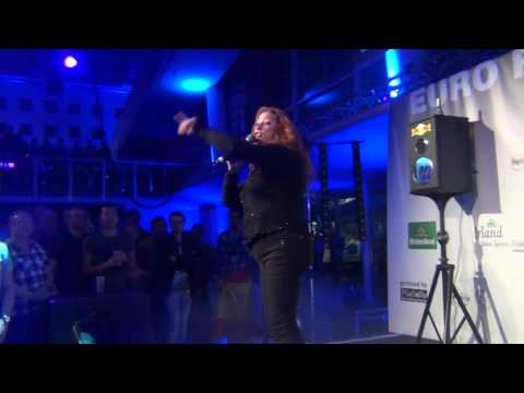 ESCKAZ in Vienna: Niamh Kavanagh «Puppet on a String» in Eurofancafe 18/05/2015.