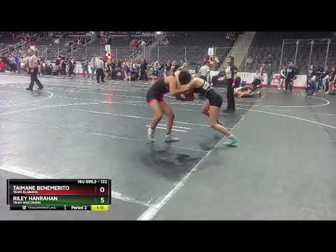 122 Lbs Champ. Round 2 - Riley Hanrahan, Team Wisconsin Vs Taimane Benemerito, Team Alabama Be01