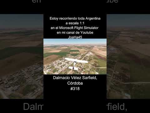 Comenten por donde quieren que pase 🇦🇷 #dalmaciovelezsarfield #cordoba #microsoftflightsimulator