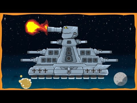 "KB44 vs GT44  - The Battle Begins" Cartoons about tanks