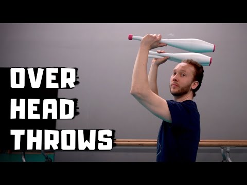 How to juggle OVERHEAD with clubs | Juggling tutorial