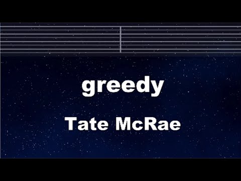 Practice Karaoke♬ greedy - Tate McRae 【With Guide Melody】 Instrumental, Lyric, BGM