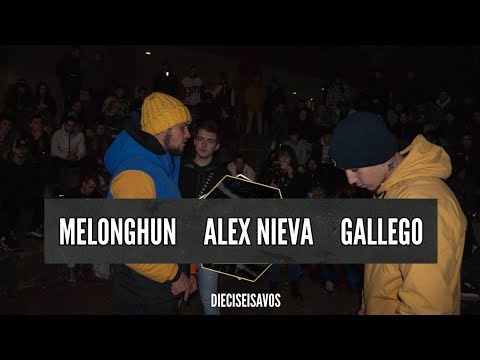 MELONGHUN vs ALEX NIEVA vs GALLEGO - 16avos #SOBREDOSISDEFREESTYLE
