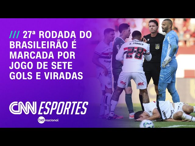 Fim de semana é marcado por jogo de sete gols e viradas; veja | CNN NOVO DIA
